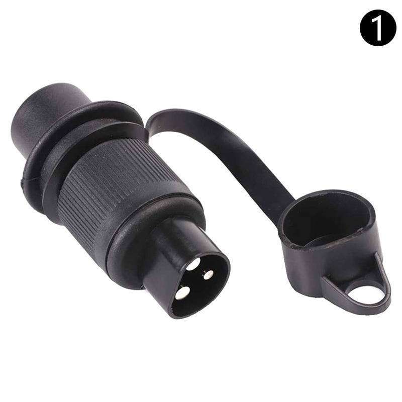 Connettore A 13 Pin Per Rimorchio E Roulotte 12V - Presa Di Plastica Tipo N Con Aghi In Ottone, Adatto Per Cablaggio Auto Europee