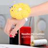 1 Pcs Creative Pumpkin Fabric Sewing Needles Pin Cushion with Elastic Wrist Belt(#4)