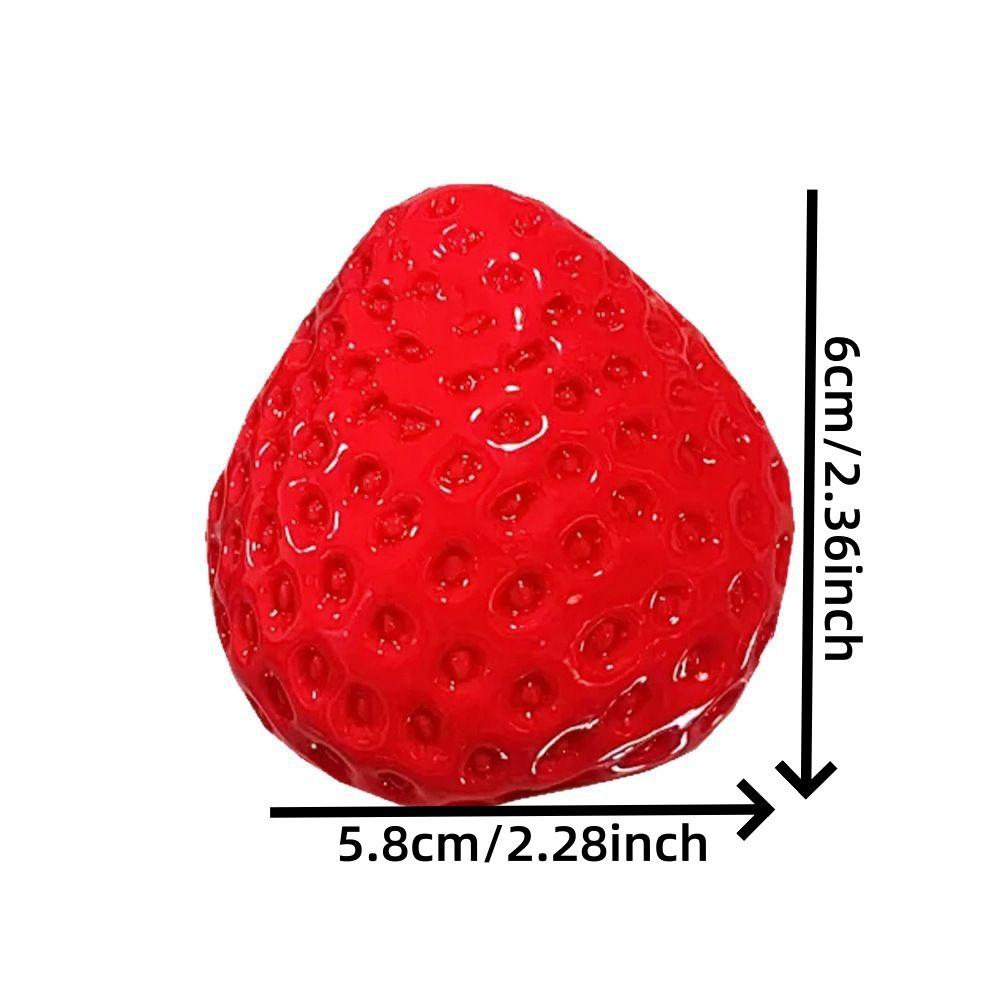 Strawberry-Shaped Fruit Stress-Relief Squishy, A Cute Stress-Relief Tool, Comfortable-Hand Feel Stress-Relief Gadget,  Gift