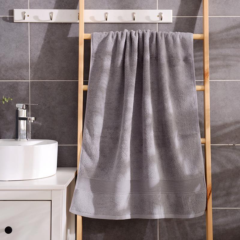 Quick-Drying, Absorbent, No-Shed, Thickened Unisex Bath Towel - 100% Pure Cotton for Adults