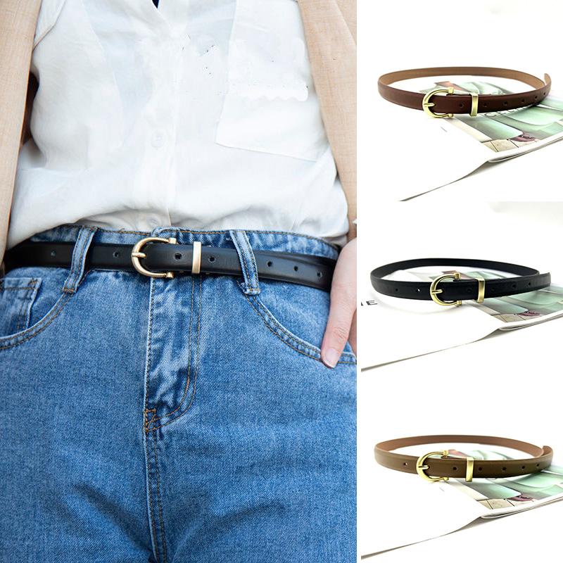 

1 шт. поясной ремень простой пояс модный пряжка роскошный ремень кожаный регулируемый