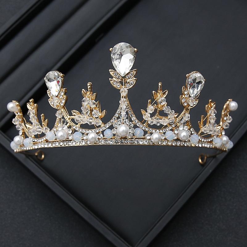Crown Tiara Bride  Rhinestone Crown  Wedding Dress  Adult Ceremony Birthday  Princess Hair Accessories  Children