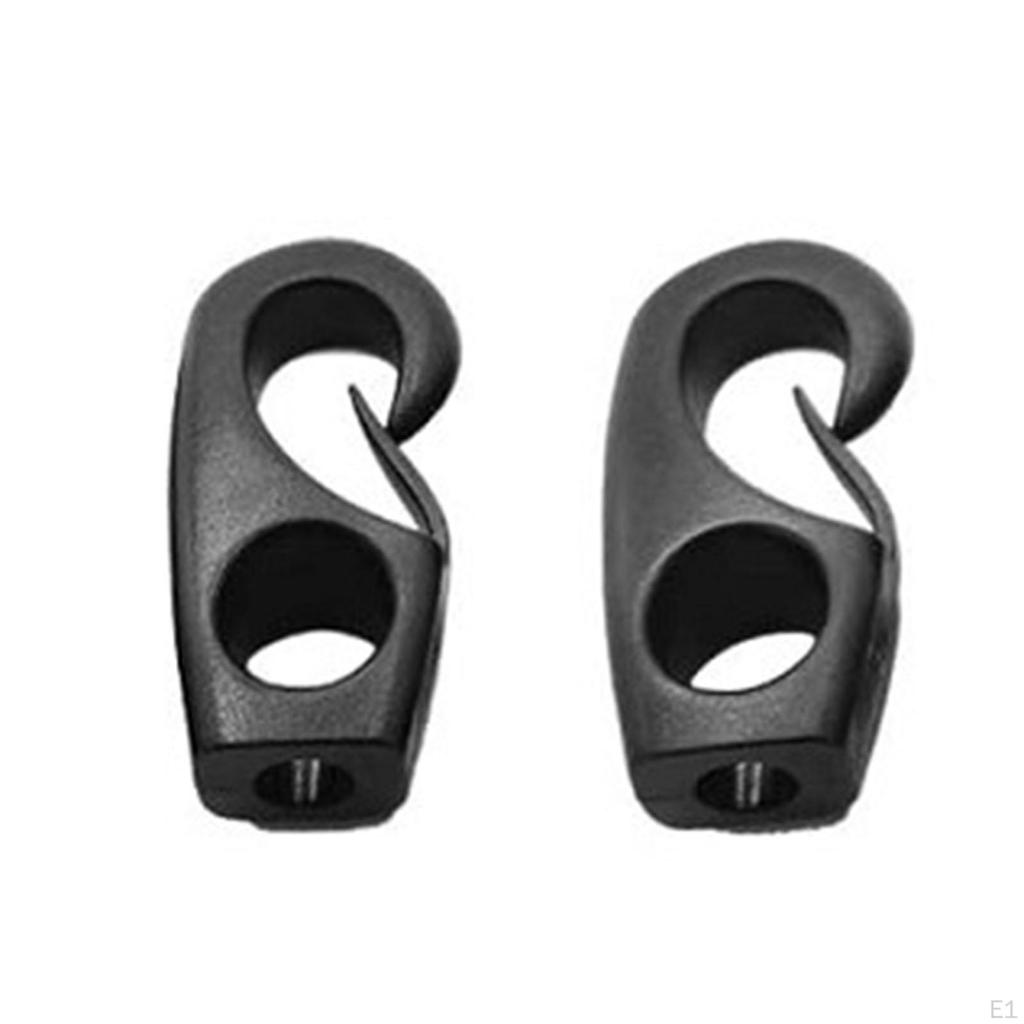 Kayak Deck Rigging Kit Cord Screws J Hooks for Boat Fishing Outfitting Accessories