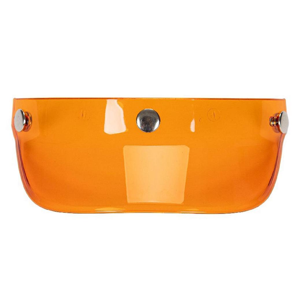 Motorradhelm Fahrrad 3 Vintage Zubehör Ersatzteile, Klar Orange