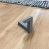 Ornement Triangle de Penrose, Design Illusion d'Optique, Décoration de Bureau Modèle Anti-Stress Figurines de Collection