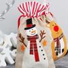 Christmas Drawstring Gift Bags Merry Christmas Decoration Xmas Party Supplies