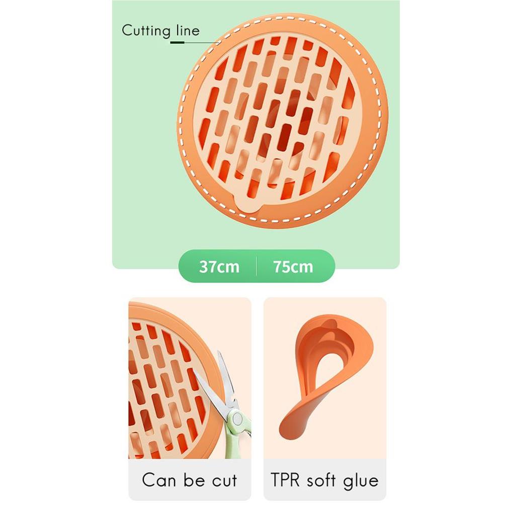 Shower Floor Drain Lightweight 360° Deodorant Drains Plastic Backflow Preventer Insect-Proof Anti-Odor Sewer Core Bathroom