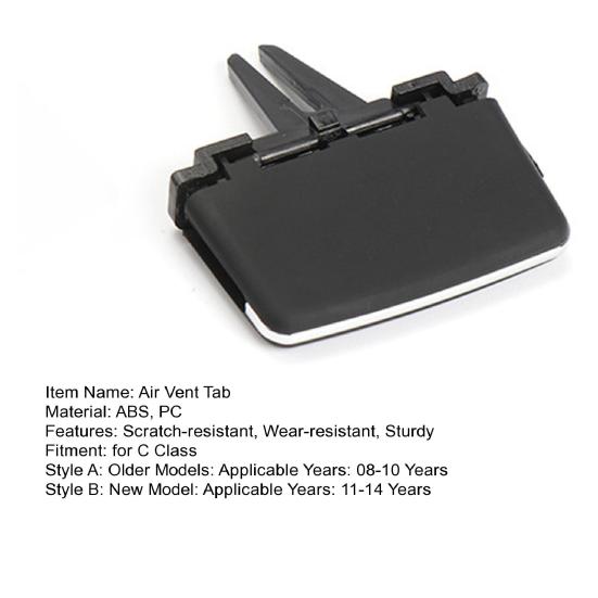 Practical Front Air Vent Tab Durable Professional Direct Fit