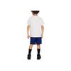 Nike Casual Sports Suit Letter Logo Print Short Sleeve T-Shirt Straight Leg Shorts Kids suit FQ0541-455