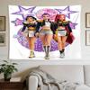 Dance Party Stars Decorative Wall-Hanging Tapestry, Home Ornament for Living Room,Dorm and Fan Parties,Multi-style,celebrities,cartoons,music,sports s