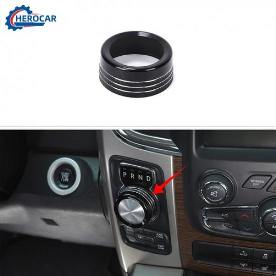 Gear Shift Switch Knob Cover Trim Ring for Dodge Ram 1500 13-17 Aluminum Alloy