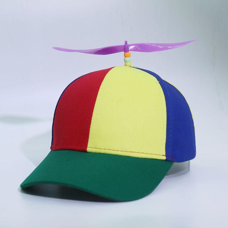 Funny Snapback Hat Helicopter Propeller Adventure Dad Hat Rainbow Bamboo Dragonfly Baseball Cap For Adult Kids Boys Girls