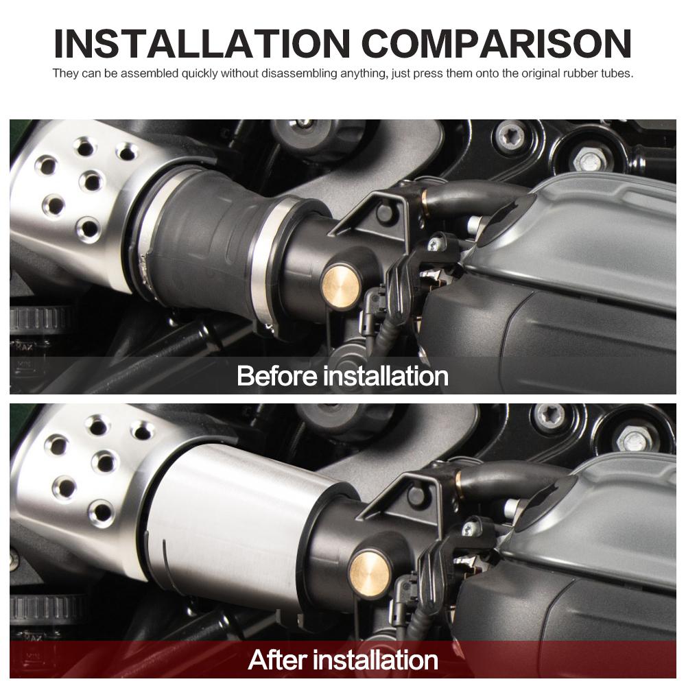 Air Intake Decorative Cover For BMW R 12 NineT Nine T R12 2024 2025 New Motorcycle Stainless Steel Protection Protective