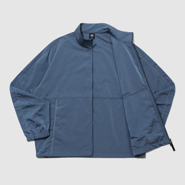 Umbro Classic Plus Stand Neck Windbreaker Jacket Blue Ur124Cjk33