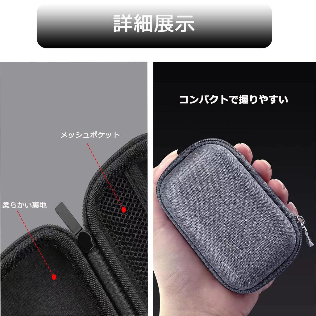 Pulse Oximeter Case for Fingertip Pulse Oximeters and Accessories Airrope/dretec (Case Only)