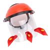 Wearable Hummingbird Feeder Plastic Clear Vision Portable Bird Feeder Helmet for Outdoor