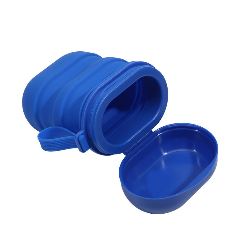 Portable Folding Waterproof Travel Soap Box Silicone Leak Proof Foldable Soap Box With Handle Soap Case Outdoor