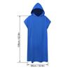 Surf Poncho Changing Towel with Hood Microfiber Beach Blanket Bath Towel Swim Towel Wetsuit Beach Poncho for Adults