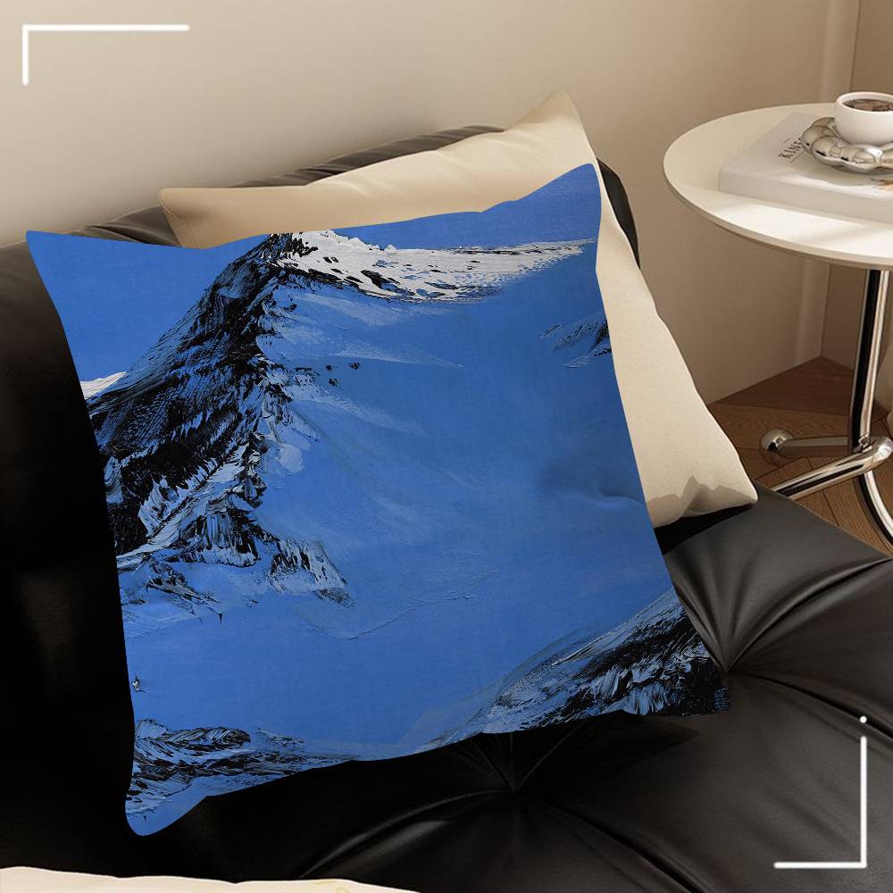 Conrad Jon Snow Mountain Artist Cushion Cover Decorative Pillow Sofa Home Decor Case Pillow Cases
