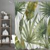 Green Leaf Shower Curtain, Palm Leaf, Banana Leaf Bathroom Decor, Waterproof Polyester Shower Curtain, Home Decor Shower Curtain