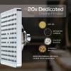 Portable Rainfall Shower Head Square Design Waterfall Shower Head Filter Shower Head  Easy To Clean