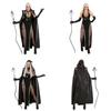 Costume Witch Halloween Cosplay Magic Sorceress Party Role Play Fashion Clothing