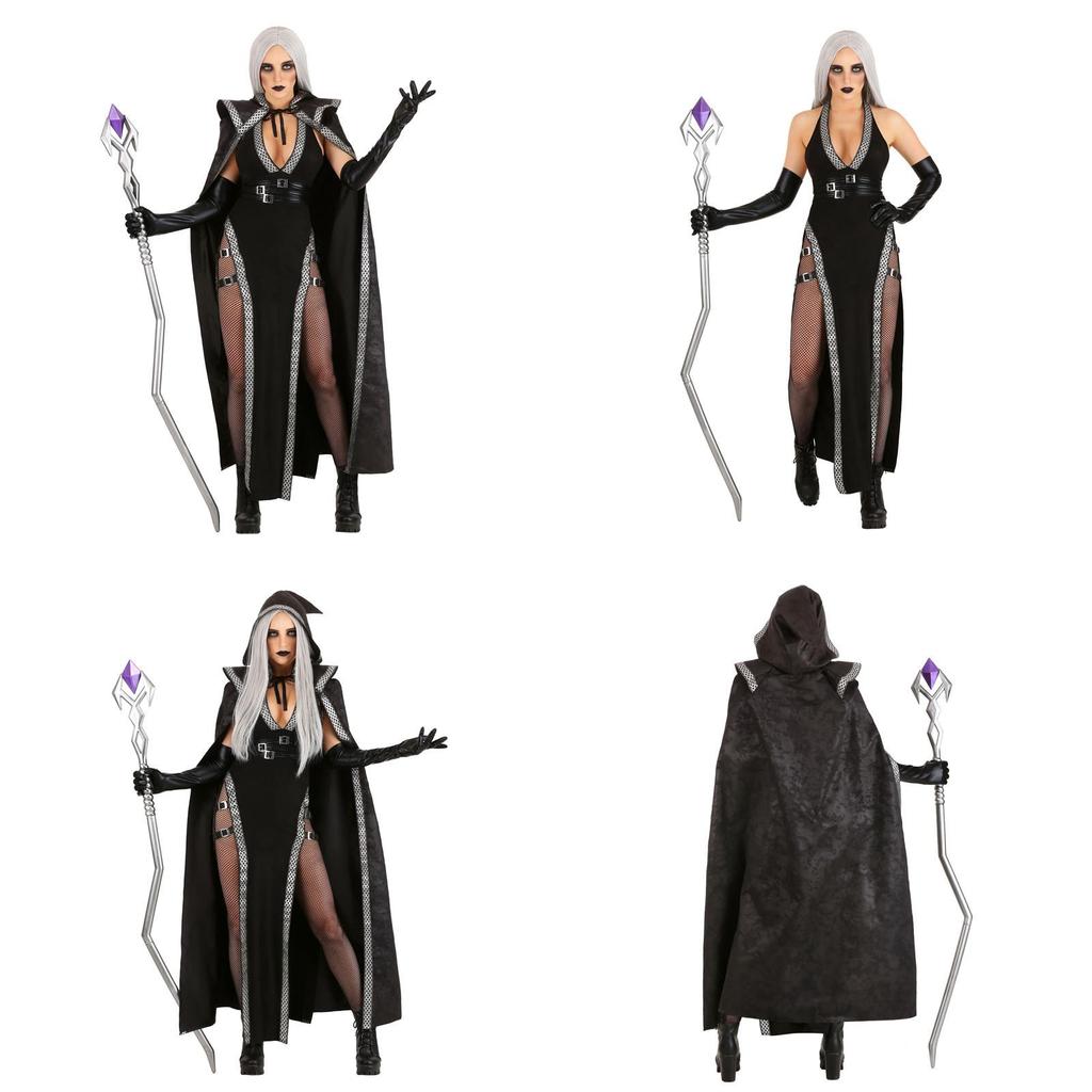 Costume Witch Halloween Cosplay Magic Sorceress Party Role Play Fashion Clothing