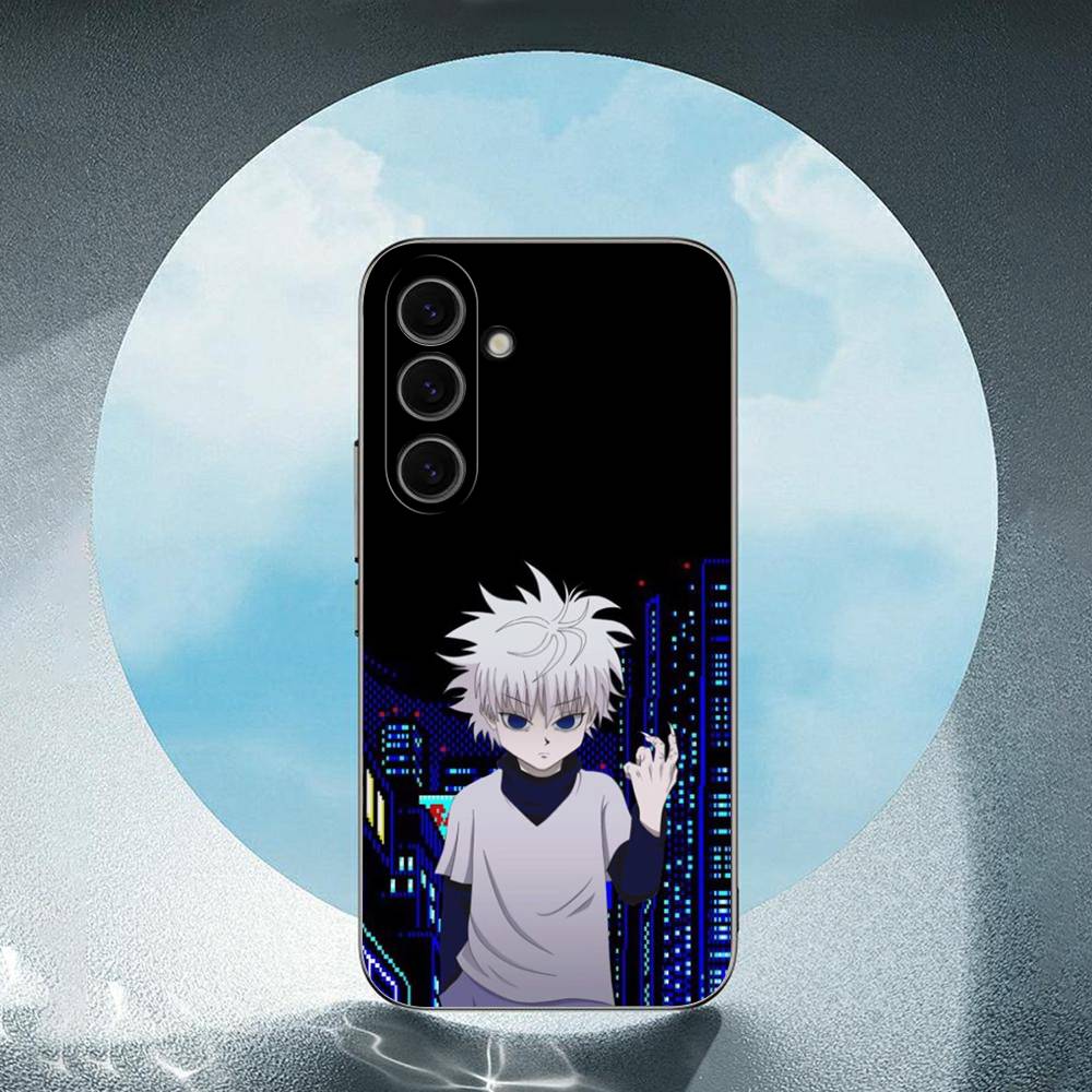 Anime Hunter X Hunter Killua Zaoldyeck For Samsung Galaxy S23 S24 S25 Ultra S22 Plus S21 Black Soft Case Waterproof Soft Case