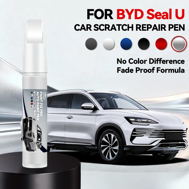 For BYD Seal U 2023-2025 Paint Repair Pen Touch Up Scratch Remover DIY Auto Accessories Black White Brown Blue Gray Yellow Red