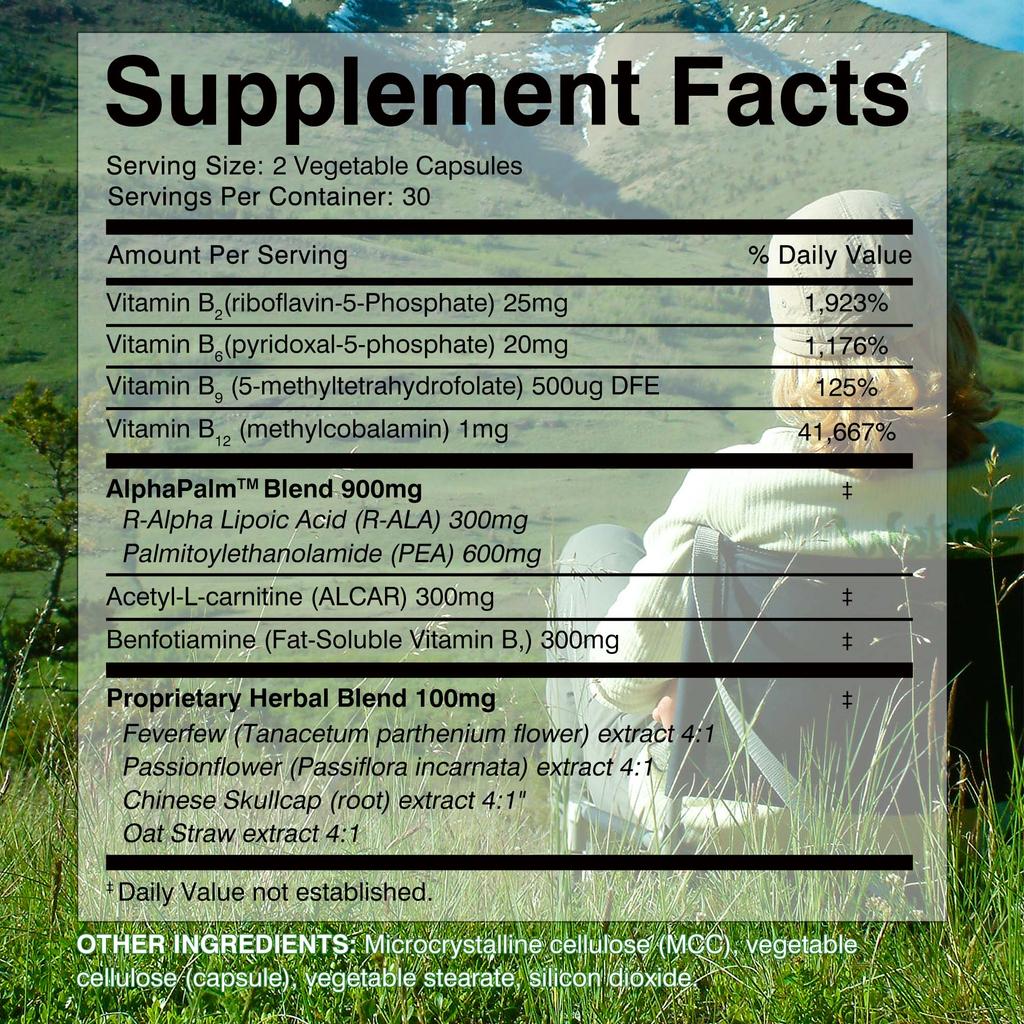 GREVIP Vitamin B Complex, containing alpha-lipoic acid extract, is suitable for adults and is designed to treat sciatic nerve discomfort.