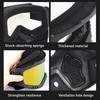 Okulary Rowerowe Zewnętrzne z Odpinaną Osłoną Twarzy Ochrona UV Wiatroszczelne Lekkie Męskie Damskie Okulary Sportowe do Narciarstwa Snowboardu Motocykla Roweru