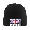London UK England Warm Knitted Cap Fashion Bonnet Hat Autumn Winter Outdoor Beanies Hats for Men Women Adult