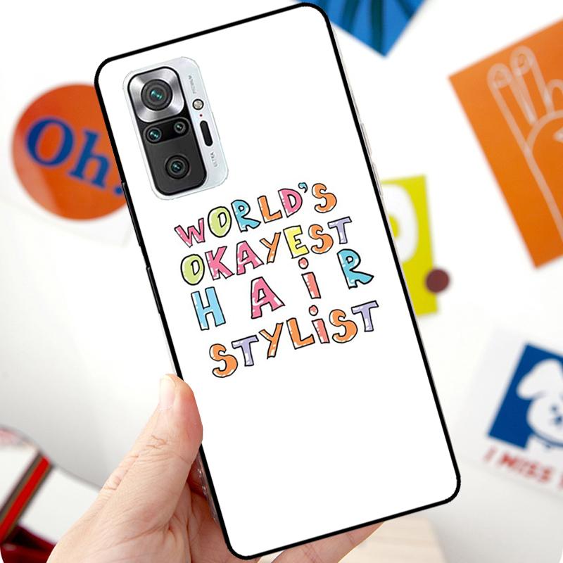 Coque Étui Coiffeur pour Xiaomi Redmi Note 12 Pro 11 8 9 10 Pro 9S 10S 11S 12S Redmi 12C 10C 9C 10A