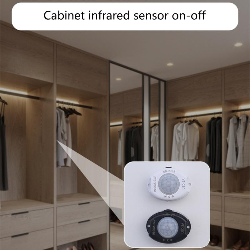 Small Motion Detection Switches Supporting 5V 12V 24V Power Input Abs Motion Detection Switches Suitable for Home Office
