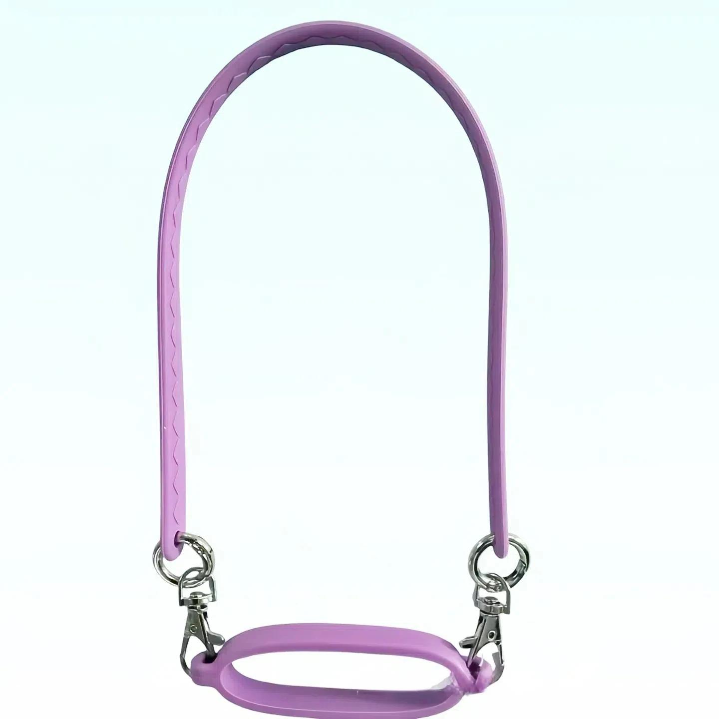 

Water Bottle Handle Strap Silicone Water Bottle Sling Carrier Holder Strap Universal Fits Most 8-40oz Bottles Cup Accessories фіолетовий