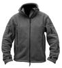 Men's Warm Tactical Fleece Hoodie Jacket Military Polar Thermal Outerwear for Hiking Outdoor