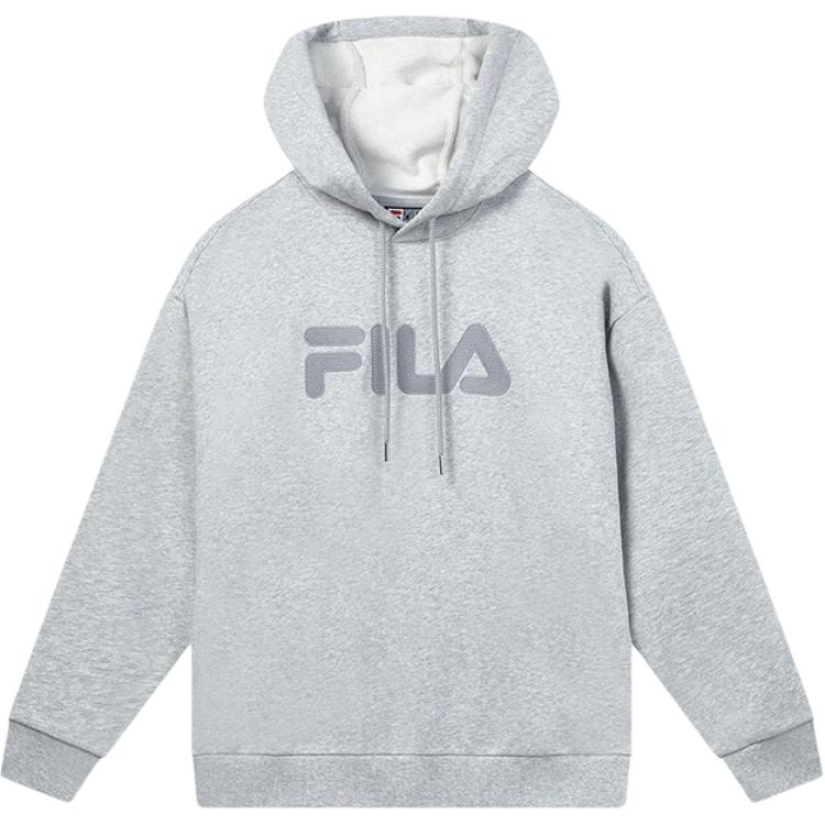 New FILA Sweatshirt Unisex Gray Heather Gray F51U338298FMG