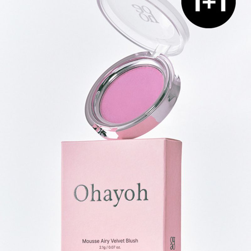 Ohayoh Mousse Airy Velvet Blush (Choose 2 out of 5) 2.1g 05 Savage Pop