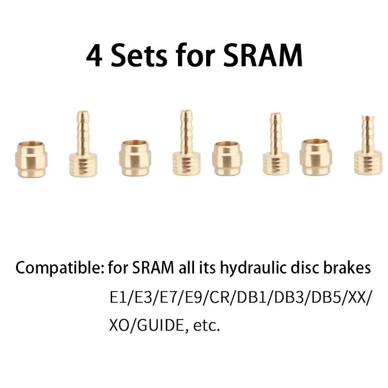 MEROCA 4/10/20set Mountain Bike Oil Needle Hydraulic Brake Olive Head For SHIMANO BH90 BH59 SRAM MAGURA TEKTRO Cycling Parts