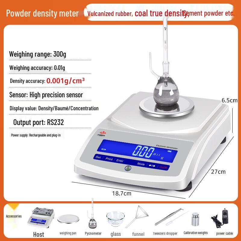 Huachao High-Precision Solid & Liquid Density Meter (CN Version)