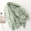 Printed Autumn And Winter Soft Linen Cotton Scarf Shawls Women Fashion Long Floral Tassel Scarfs Scarves Foulard Hijab 180*90Cm