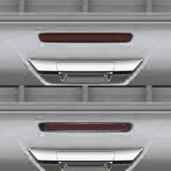 Carbon Fiber Interior Rear Tailgate Brake Light Cover  For Toyota Hilux 15-21