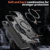 360 Degree Rotating Magnetic Bracket Case for Iphone 17 Pro Max 17 Air Iphone17 16 15 14 Plus 12 13 Fall Protective Cases
