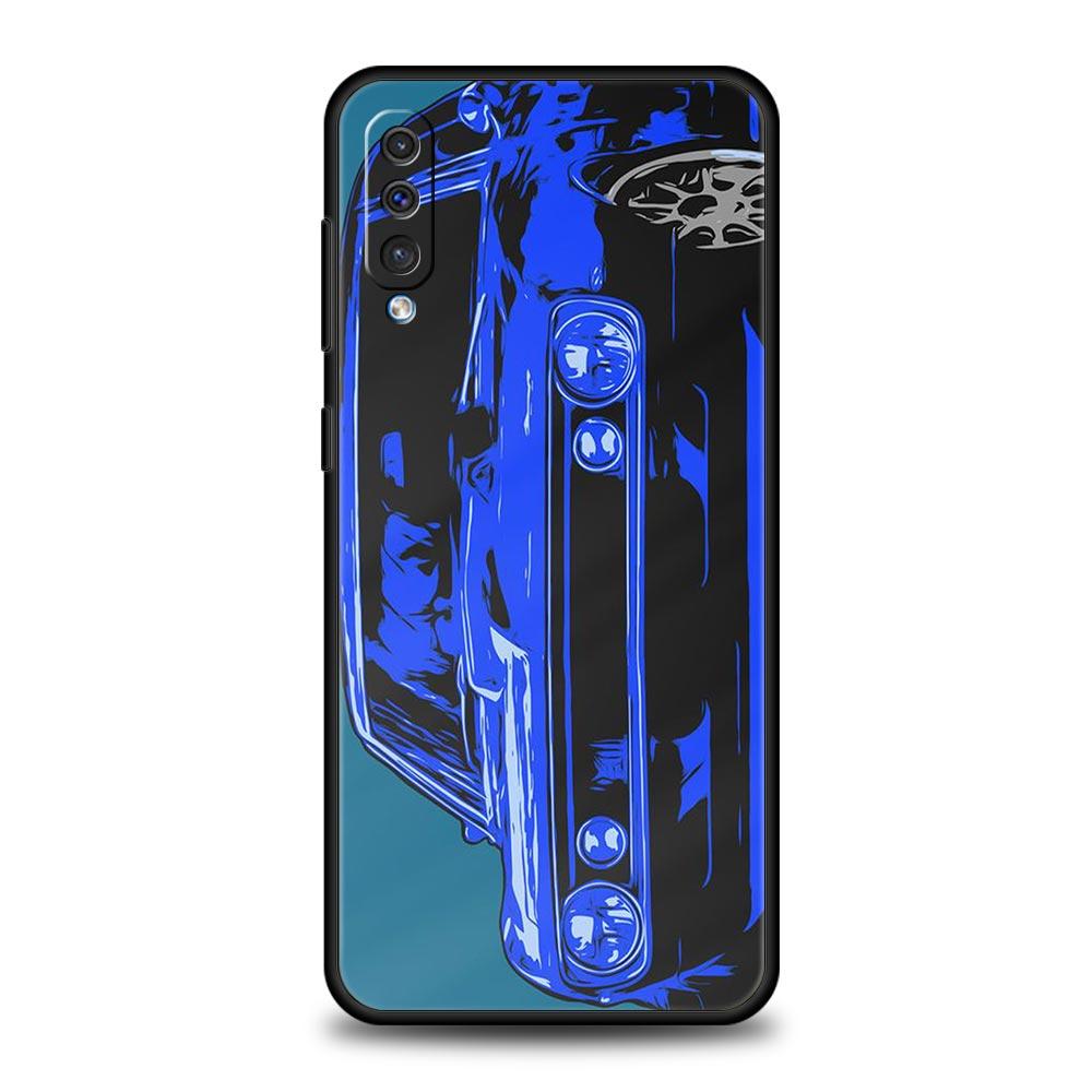 JDM Sports Car Lamp Aircraft Phone Case For Samsung Galaxy A52 A50 A70 A30 A40 A20S A20E A02S A12 A22 A72 A42 A32 5G A04s Cover