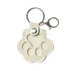 Pet Hair Keepsake Keychain Dog Cat Paw Shape Hair Storage