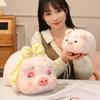 20/30/40cm Cute Lying Posture Pink Piglet Plush Toy Realistic Pig Soft Stuffed Animal Pet Plush Doll Kids Pillow Birthday Gift