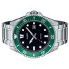 Casio Standard Analog Edelstahl Schwarzes Zifferblatt Quarz MDV-107D-3 200M Herrenuhr