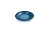 Le Creuset Legend Plate, 15cm, Marine Blue, Heat and Cold Resistant, Microwave, Oven, and Dishwasher Safe [Official Japanese Product]