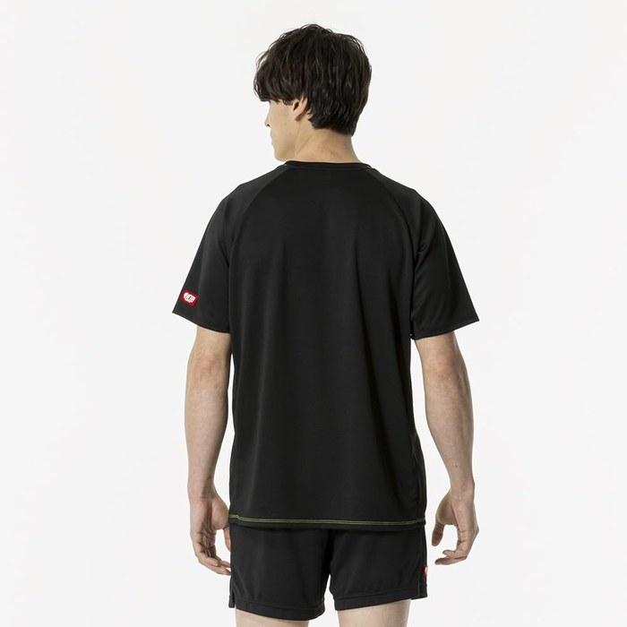 [Butterfly] Table Tennis Shirt 82JAB501, Unisex, Lime Yellow, L