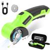 Cordless Electric Scissors 4.2V USB Rechargeable with LED Light and Safety Lock Carpet Cardboard Cutter Power Tool